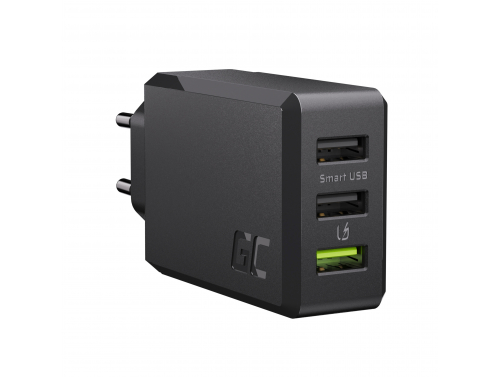 Green Cell Netzladegerät 30W GC ChargeSource 3 mit Schnellladetechnik Ultra Charge und Smart Charge - 3x USB-A - OUTLET