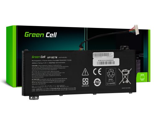 Green Cell Baterie AP18E7M AP18E8M pro Acer Nitro AN515-44 AN515-45 AN515-54 AN515-55 AN515-57 AN515-58 AN517-51
