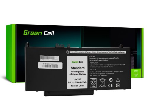 Green Cell Laptop Akku 6MT4T 07V69Y für Dell Latitude E5270 E5470 E5570