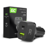 Green Cell Autós Töltő 48W-os Power Delivery energiaellátás Quick Charge 3.0 - USB-C, USB-A