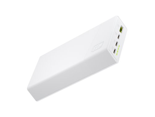 Green Cell PowerPlay20s Weiß Powerbank 20000mAh 22.5W PD USB C Externer Handyakkus mit Schnellladung für iPhone 15 14 13 12